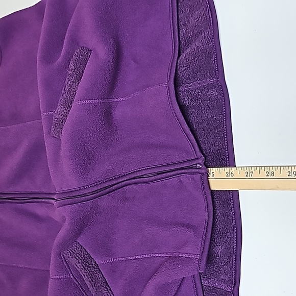 Denim & Co Zip Up Fleece Vest 2X Purple Warm! - Picture 6 of 8